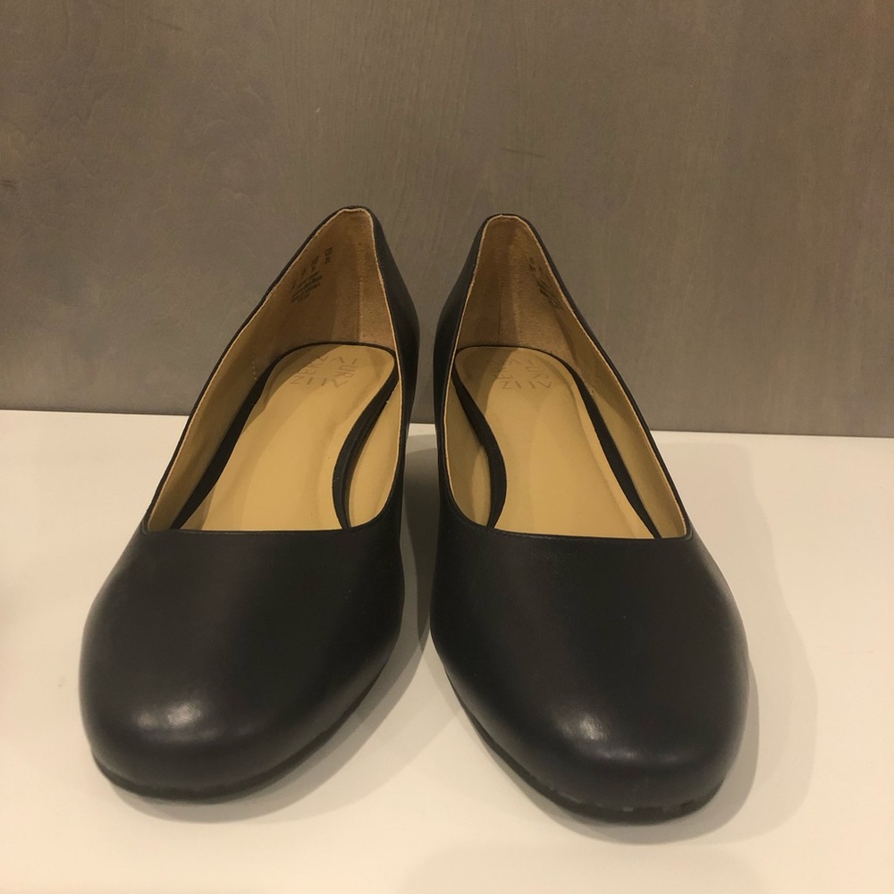 Inky Navy Naturalizer Pilar Slip On Wedge